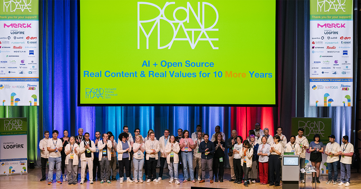 Blog image for 10+ Years of AI, Open Source, and Endless Energy: PyCon DE & PyData 2025 Recap